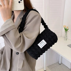 Canvas Shoulder Bag Casual Tote for Women