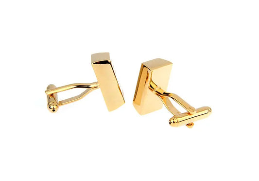 Men's Copper Brick Cufflinks Golden Cuff Links Wholesale