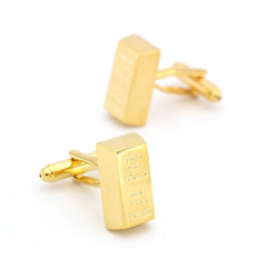 Men's Copper Brick Cufflinks Golden Cuff Links Wholesale