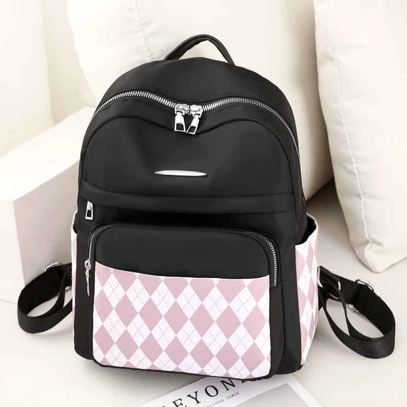 Women's Large Capacity Anti Theft Backpack High Waterproof Oxford Bagpack