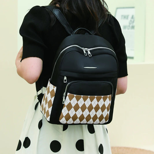 Women's Large Capacity Anti Theft Backpack High Waterproof Oxford Bagpack