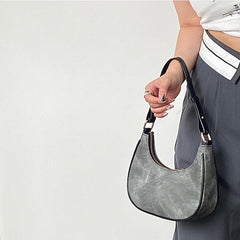 Women's Half Moon Hobos Shoulder Bag Clutch Purse Handbag