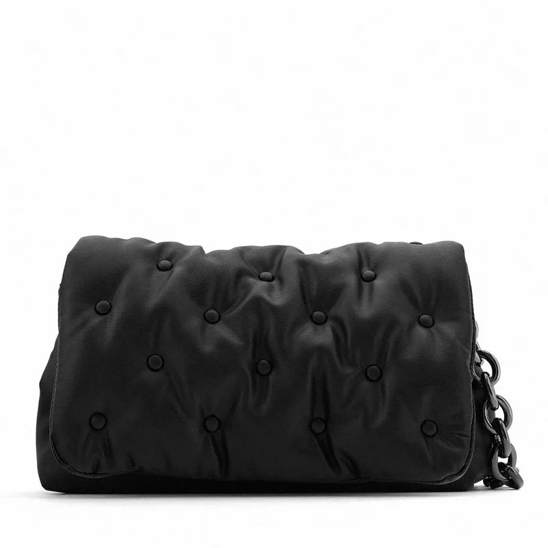 Thick Chains Shoulder Bags Leather Messenger Handbags