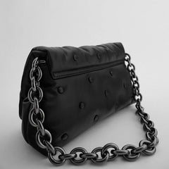 Thick Chains Shoulder Bags Leather Messenger Handbags