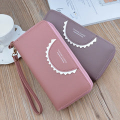 Double Zipper Women Wallets Large Capacity Clutch Bag