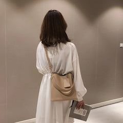 Women's PU Leather Handbag Casual Tote Bucket Shoulder Crossbody Bag