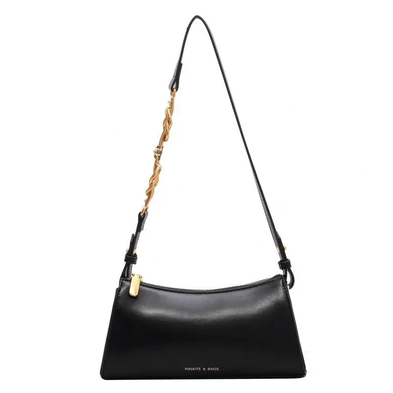 Summer Small Flap Shoulder Bag for Women Crossbody Solid Color