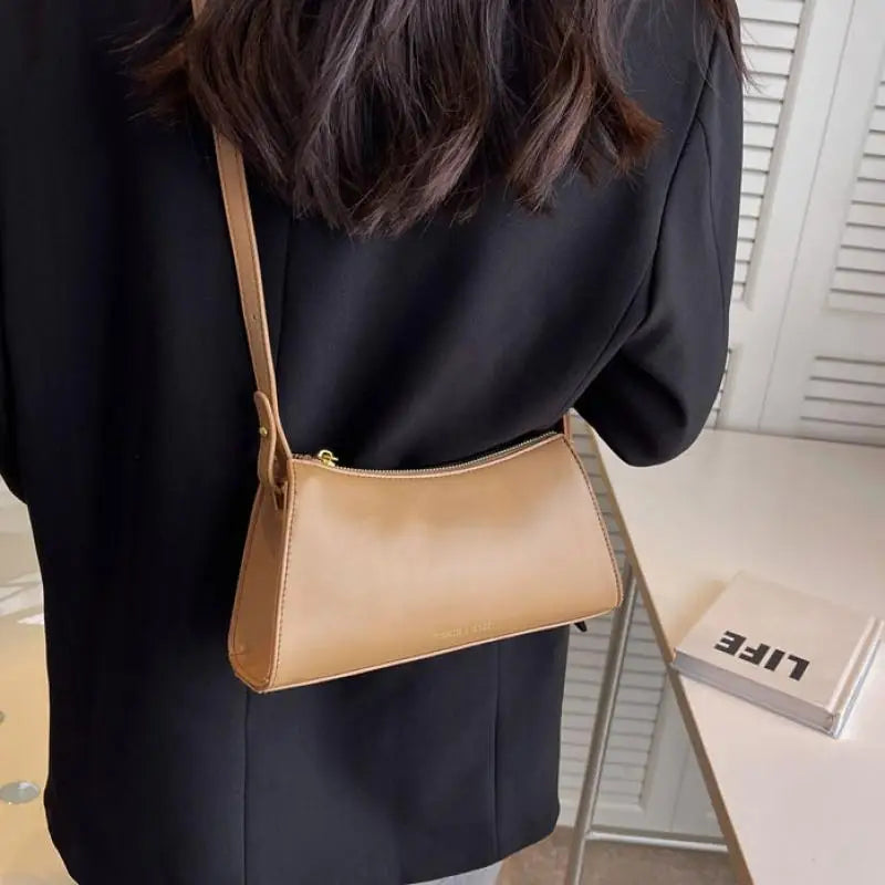 Summer Small Flap Shoulder Bag for Women Crossbody Solid Color