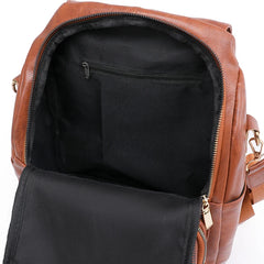 Women's Anti-theft Backpack Retro Large Capacity Girl Schoolbag