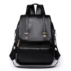 Women's Anti-theft Backpack Retro Large Capacity Girl Schoolbag