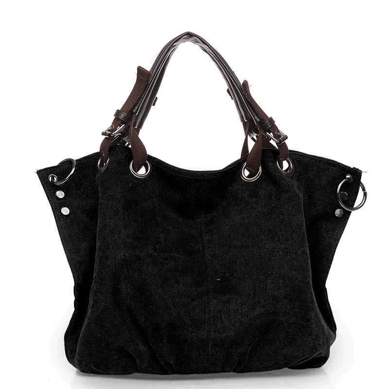 Canvas Women's Tote Handbag Large-capacity Shoulder Bag