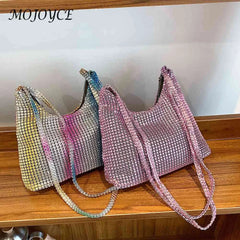 Rhinestone Shoulder Bag Evening Wedding Clutch for Women