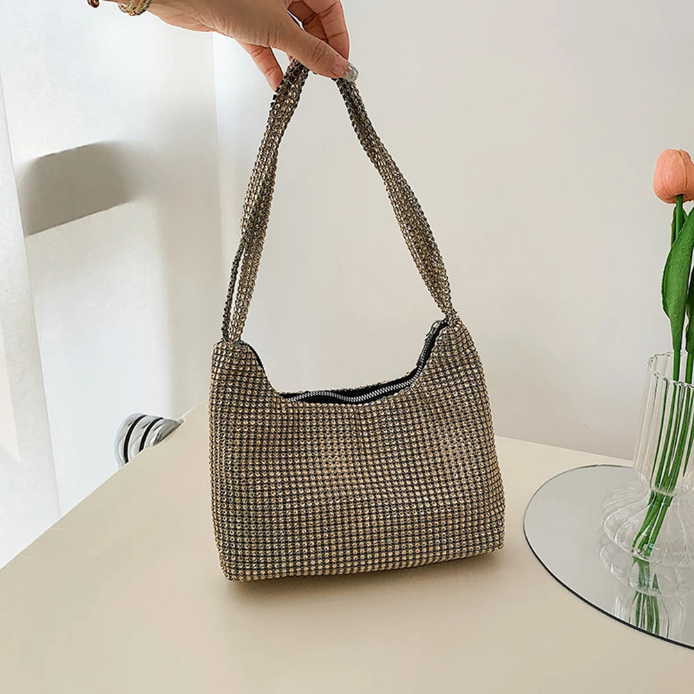 Diamond Rhinestones Shoulder Bag Women Evening Clutch Totes