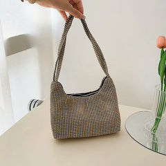 Diamond Rhinestones Shoulder Bag Women Evening Clutch Totes