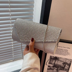 Plaid Crossbody Bag for Women Elegant Evening Shoulder Purse