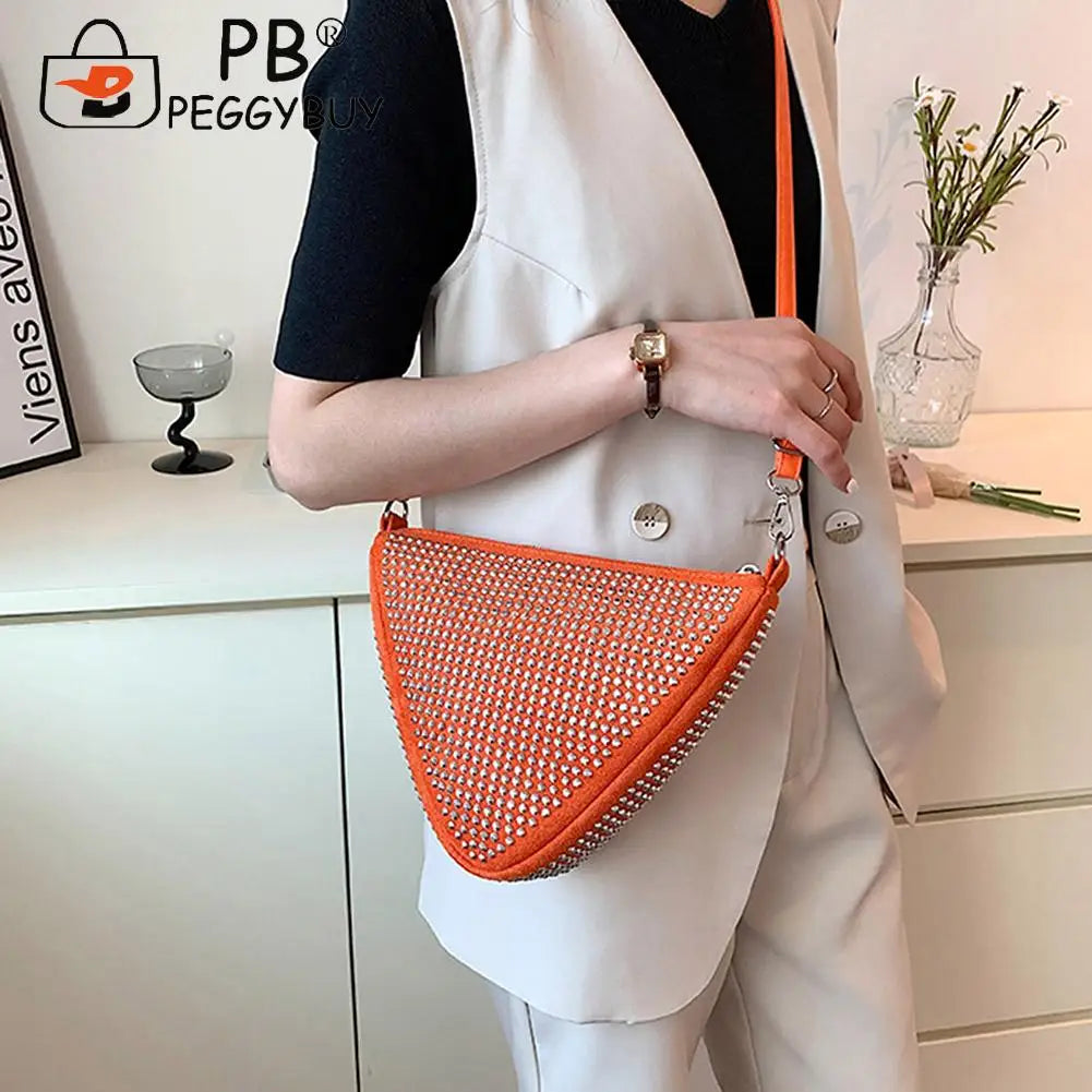 Diamonds Rhinestones Shoulder Bag for Women