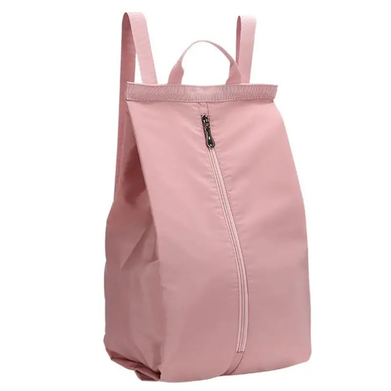 Nylon Folding Backpack Dry Wet Compartment Gym Bag