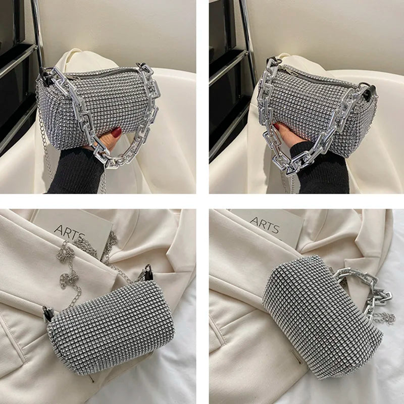 Rhinestones Evening Clutch Handbags for Women
