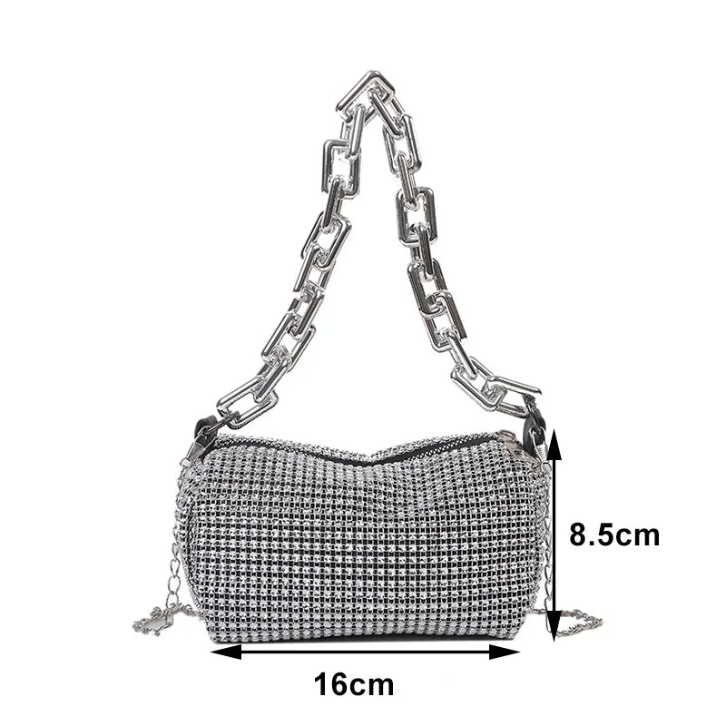 Rhinestones Evening Clutch Handbags for Women