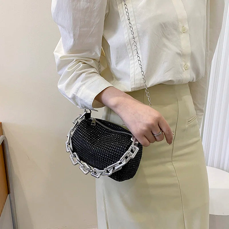 Rhinestones Evening Clutch Handbags for Women