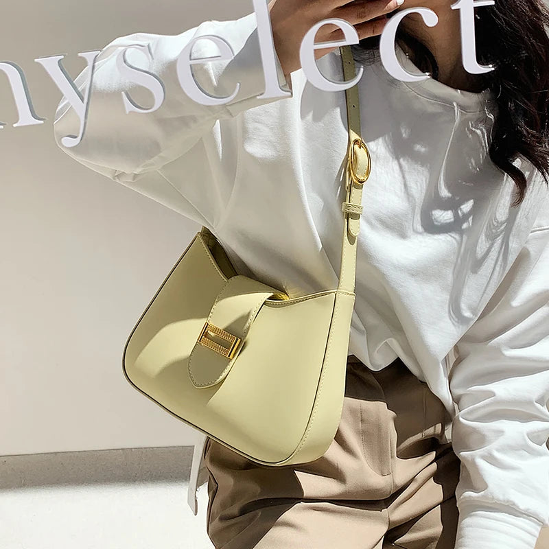 Vintage Fluffy Leather Women's Shoulder Bag