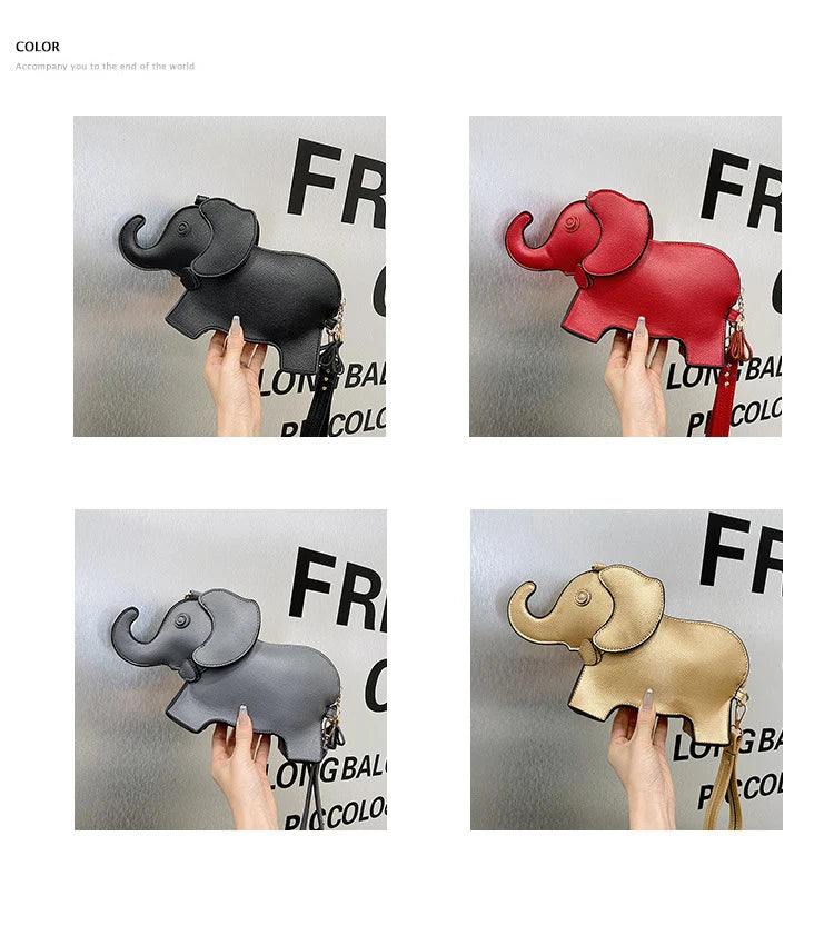Elephant Shape Women Purses Handbags Shoulder Crossbody Bag