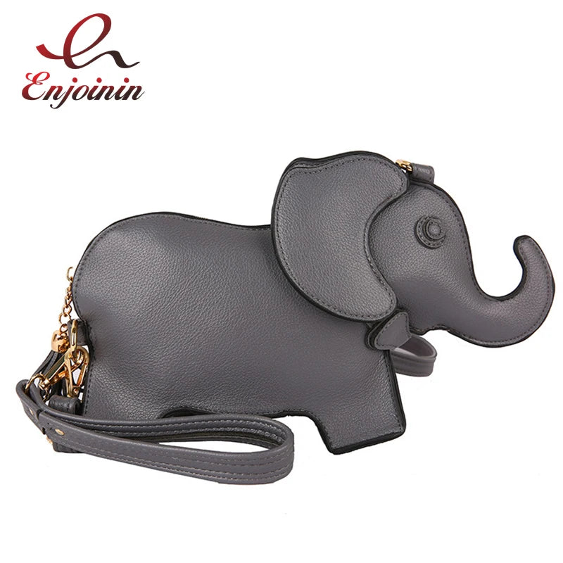 Elephant Shape Women Purses Handbags Shoulder Crossbody Bag