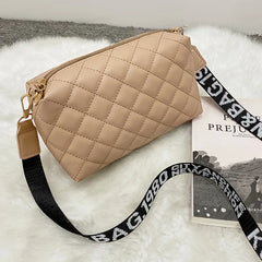 Embroidered Chain Shoulder Messenger Bag