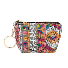 Geometric Beads Sequins Women's Purse Small Handbag