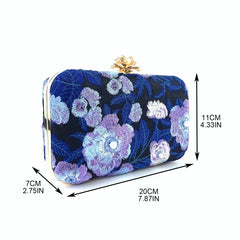 Evening Bag Crossbody Embroidery Clutch Purses Handbag