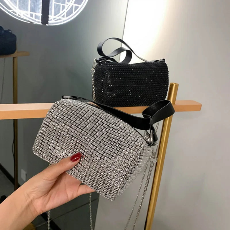 Women's Evening Clutch Bag Geometric Underarm Shoulder Handbag