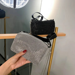 Women's Evening Clutch Bag Geometric Underarm Shoulder Handbag