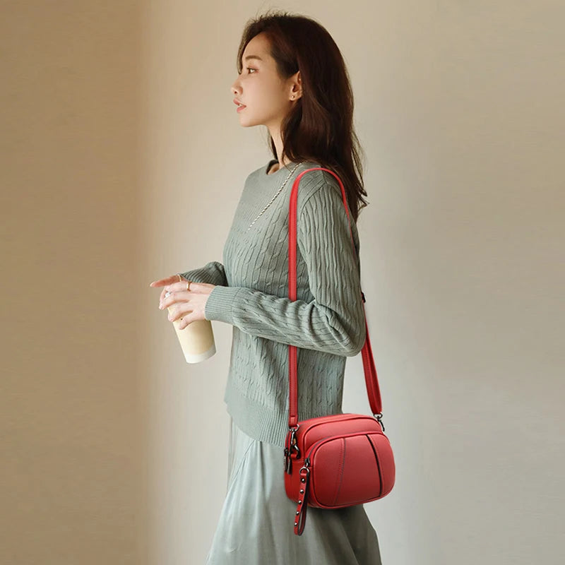 Multi-Layer Classic Large Shoulder Tote Bag for Women
