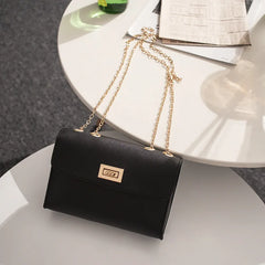Small Square Bag Chain Messenger Bag Solid Shoulder Bag