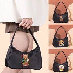 Anime Print Women Shoulder Bag Casual Tote Handbag Organizer Wallet Clutch