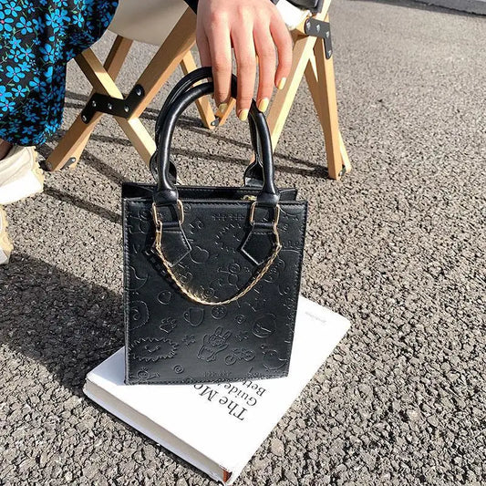 Retro Casual Women Totes PU Leather Handbag