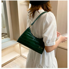 Retro Casual Women Totes Shoulder Bag Leather Chain Handbag
