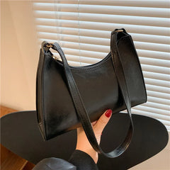 Casual Women Totes Shoulder Bags Leather Solid Chain Handbags