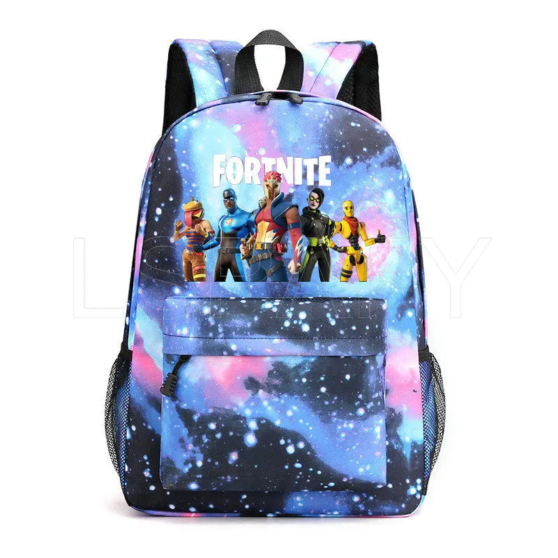 Boy Backpack Women High Capacity Travel Bag Multi-Pocket Waterproof Schoolbag
