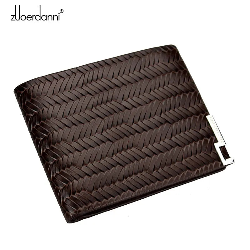 Famous Leather Men Wallets High Gift Small Purse Male Billfold Wallet A132