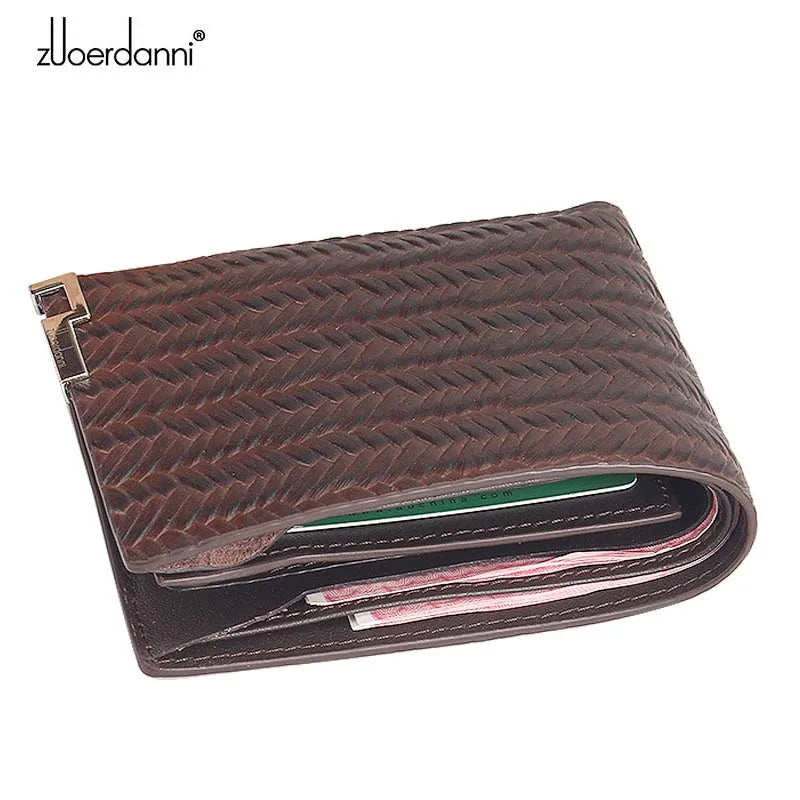 Famous Leather Men Wallets High Gift Small Purse Male Billfold Wallet A132