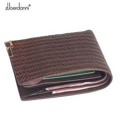 Famous Leather Men Wallets High Gift Small Purse Male Billfold Wallet A132