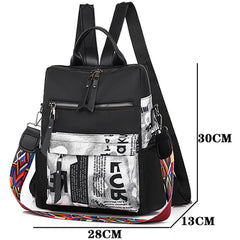 Famous Women Backpack Anti Theft Waterproof Backpack Large Capacity School Bag