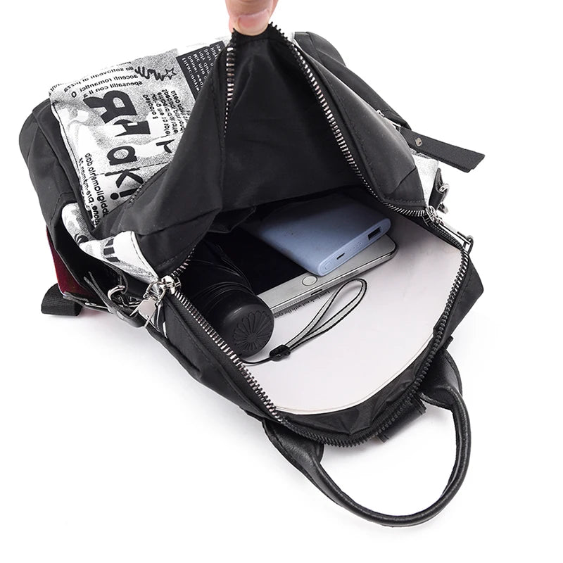 Famous Women Backpack Anti Theft Waterproof Backpack Large Capacity School Bag