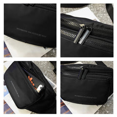 Waterproof Money Belt Bag Men's Travel Wallet Waist Bags
