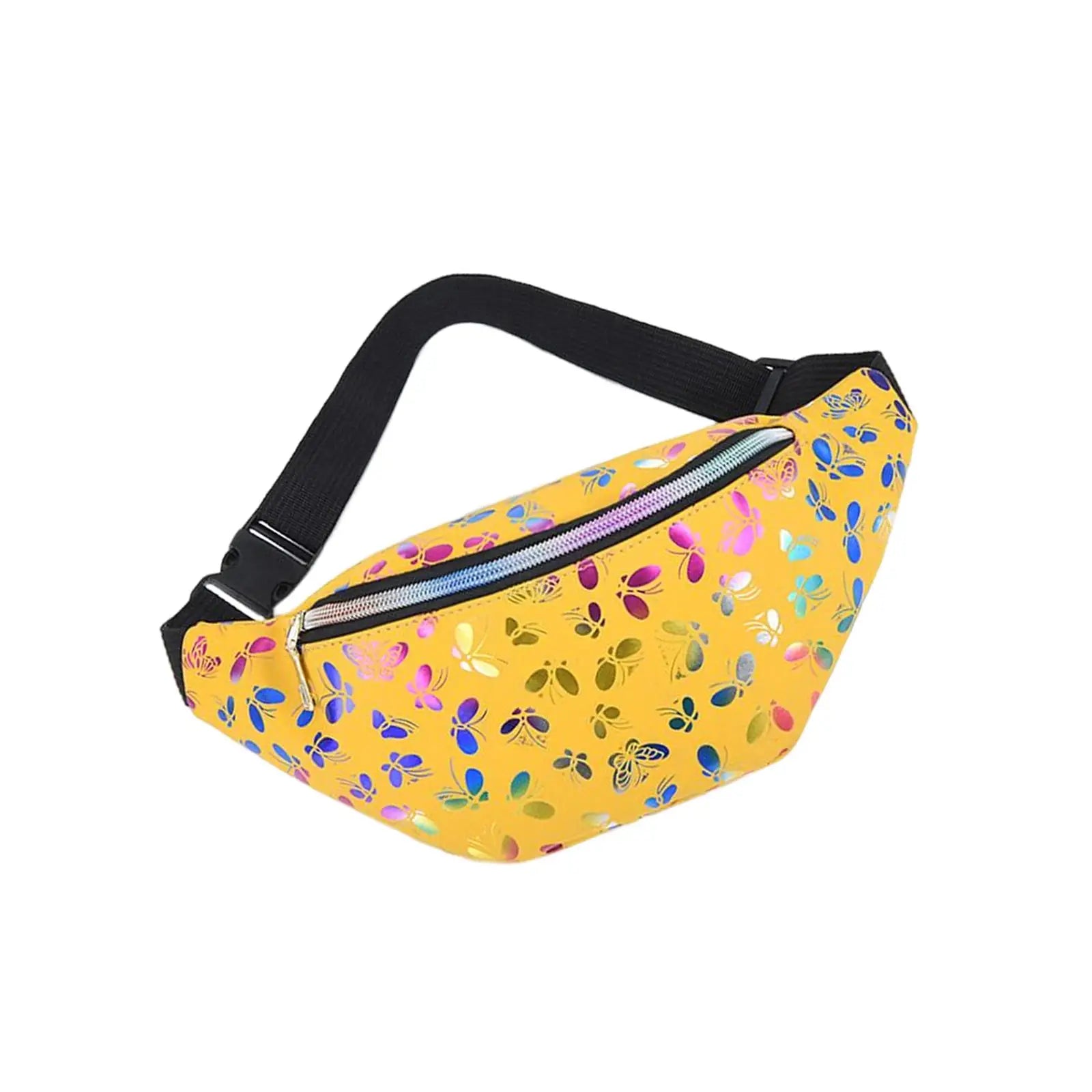 Fanny Pack PU Leather Waist Bag for Travel, Running, Camping
