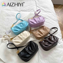 Women's Felt Shoulder Bag Armpit Handbag