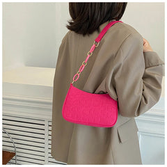 Women's Felt Shoulder Bag Armpit Handbags Purses
