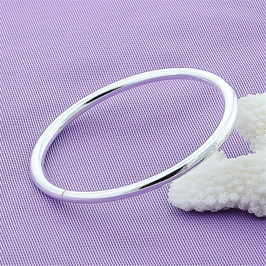 925 Silver Bangle Bracelet for Women Charm Jewelry