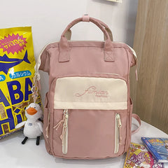 Female Backpacks Style Girl Student Schoolbags Waterproof Nylon Women Travel Lap
